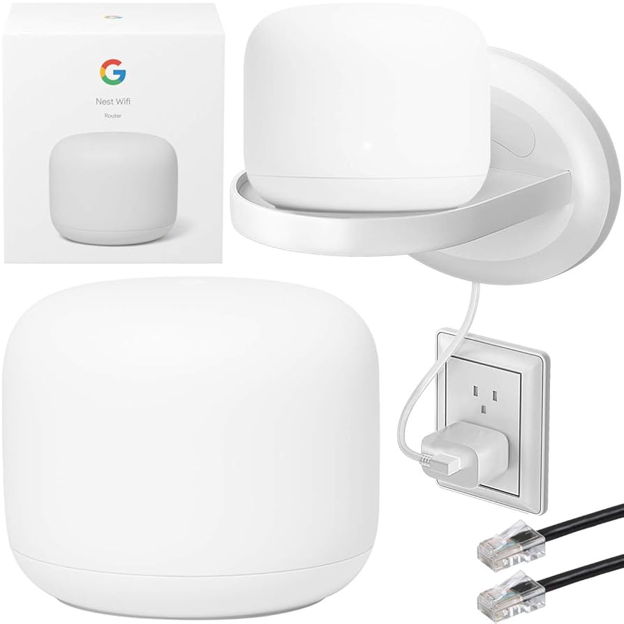 Google Nest WiFi Router Dual-Band Mesh Network GA00595-US